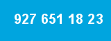 927 651 18 23 927 651 18 23